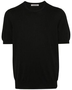 Fileria Cotton Sweaters - Black