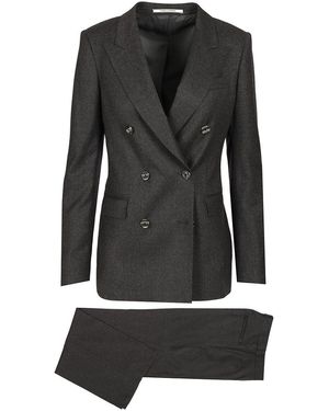 Tagliatore T-Parigi10Bad Double Breasted Blazer Tailleurs - Black