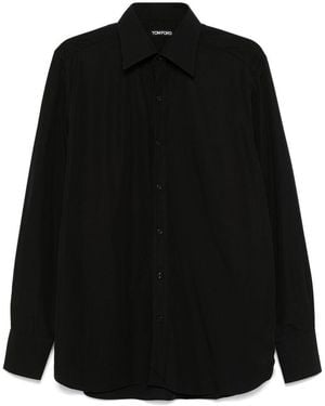 Tom Ford Camicie Cotone Nylon-Uomo - Nero