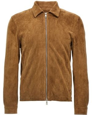 Giorgio Brato Suede Jacket Casual Jackets, Parka - Brown