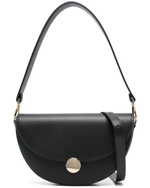 Agneel Leather Shoulder Bags - Black