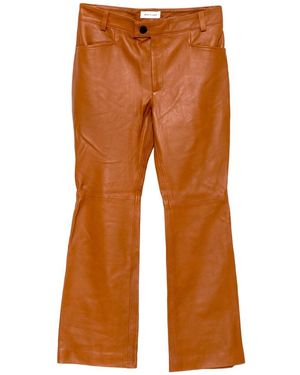 Ernest W. Baker Leather Pants - Brown