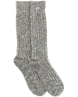 Ganni High Socks - Grey
