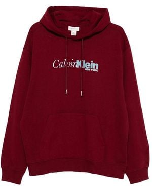 Calvin Klein Cotton Sweatshirts - Red