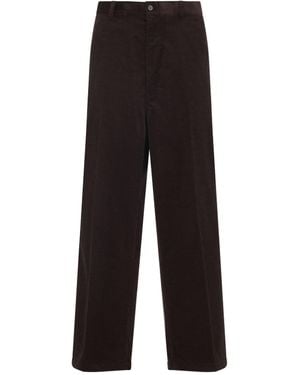 Prada Regular & Straight Leg Nude & Neutrals - Black