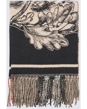 Burberry Scarfs Light And Natural - Metallic