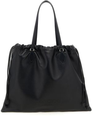 Jimmy Choo 'Darwstring Tote' Shopping Bag - Black