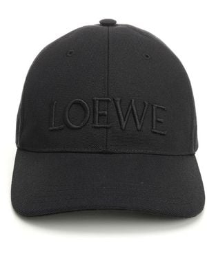 Loewe Loewe Canvas Hat Hats - Black