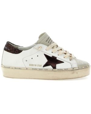 Golden Goose Hi Star Trainers Brown - White