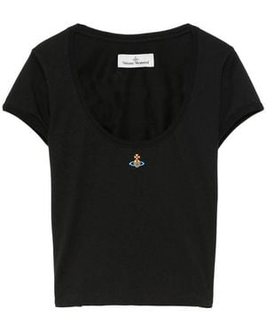 Vivienne Westwood Silk T Shirts - Black