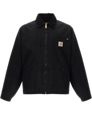 Carhartt Og Detroit Casual Jackets And Parka - Black