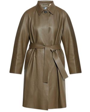 コート Fendi Mud Leather Coat Fendi Mud Leather Coat | Lyst