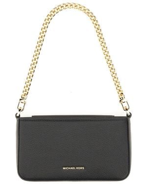 Michael Kors "Bryant Small" Convertible Clutch Bag-Donna - Nero