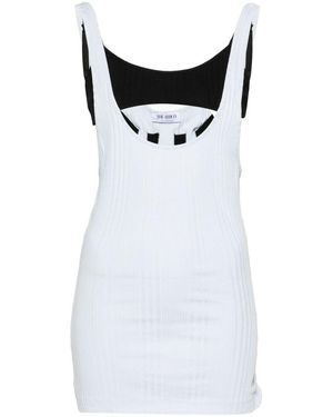 The Attico Top Cotone-Donna - Bianco