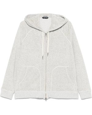 Tom Ford Felpe Grigio-Uomo - Bianco