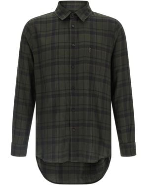 Saint Laurent Cassandre Shirt Shirt And Blouse - Gray
