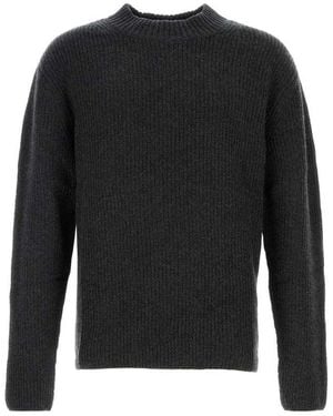 LeKasha Ivory Cashmere Sweater - Black