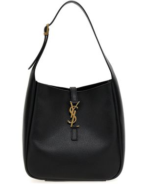 Saint Laurent Le 5 À 7 Soft Shoulder Bags - Black