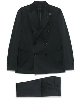Lardini Completo Doppiopetto-Uomo - Nero