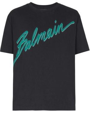 Balmain Logo T-Shirt - Black