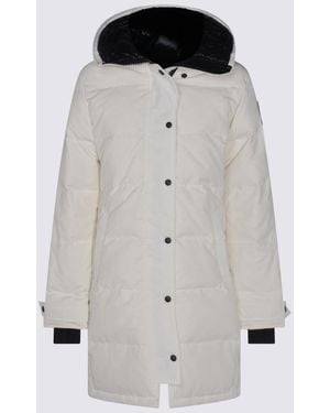 Canada Goose Coats Nrth Star Wh-Bl De L'Etoile-Donna - Grigio