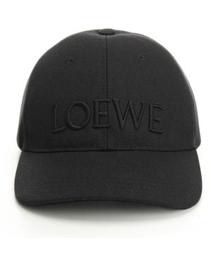 Loewe Cotton Hat - Black