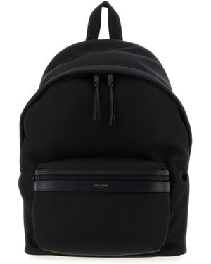 Saint Laurent City Backpacks & Travels Black