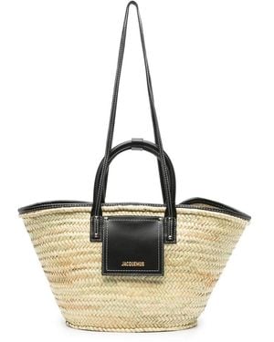 Jacquemus Tote Bags Neutro Nero-Donna - Multicolore