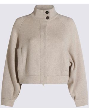Brunello Cucinelli Sweaters-Donna - Neutro