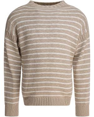 Alex Mill Harbor Knitwear Beige - Grey