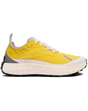 Norda Rubber Fabric Sneakers - Yellow