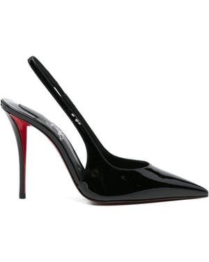 Christian Louboutin Miss Z Patent Leather Pumps - Black