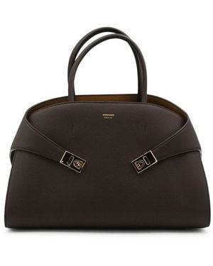 Ferragamo Bags Moro/Ocra - Black