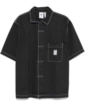 adidas Originals Camicie Cotone-Uomo - Nero