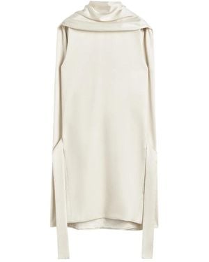 TOTEME Abito Sciarpa Cocoon Ecru-Donna - Bianco