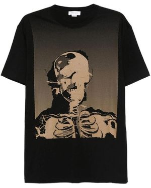 McQueen Cotton T Shirts - Black
