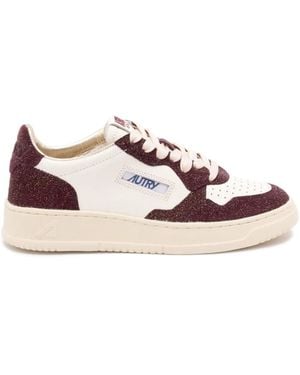 Autry Low Medal Shoes - Pink