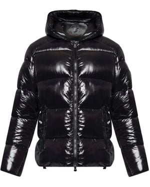 Save The Duck Edgard Down Jacket With Laqué Finish - Black