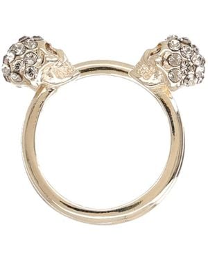 McQueen "Skull" Ring - White