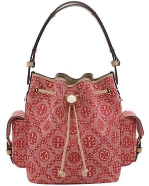 Tory Burch "t-monogram" Bag - Red
