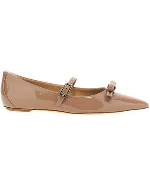 Stuart Weitzman Felicity Flat Shoes-Donna - Neutro