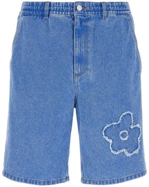 Marni Denim Bermuda Shorts - Blue