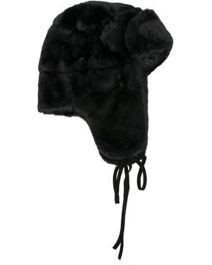 Paul Smith Faux Fur Hat - Black