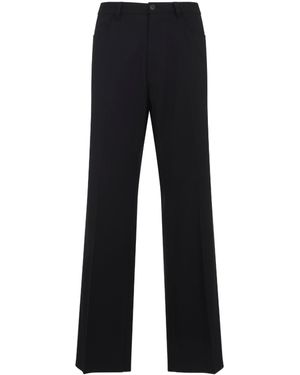 Balenciaga Tailored Wool Pants-Uomo - Nero