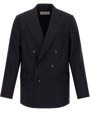 Dries Van Noten Buforden Blazer - Blue