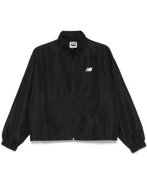 New Balance Polyester Jackets - Black