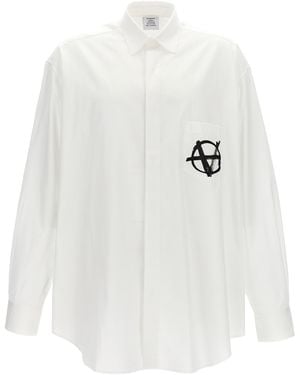 Vetements 'Anarchy' Shirt - White