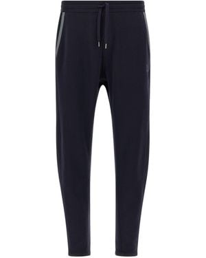 Brunello Cucinelli Double Sweatshirt Sweatpants - Blue