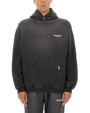 Represent Hoodie-Uomo - Grigio