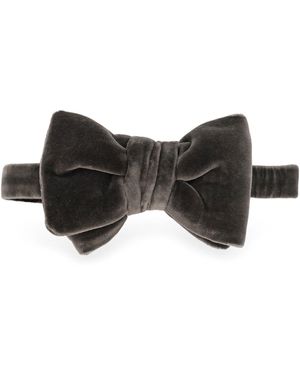 Tom Ford Velvet Bow - White